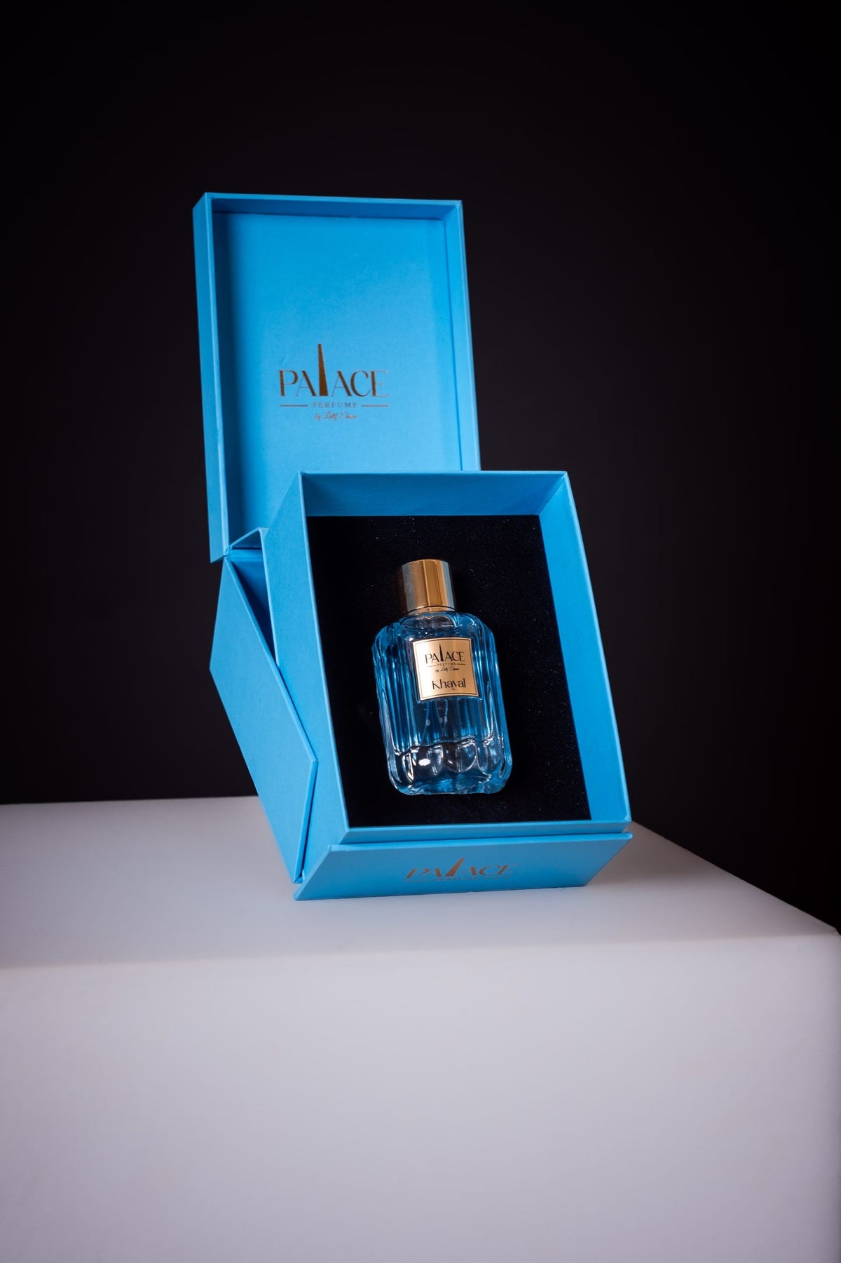 Khayal in its blue coffret